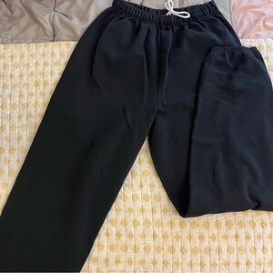 Black Jogger Sweatpants